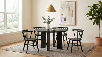 Strouse 5-piece Dining Set Black
