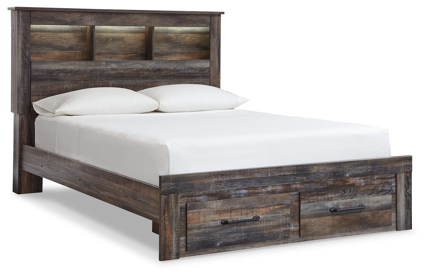 Drystan - Panel Bookcase Bed