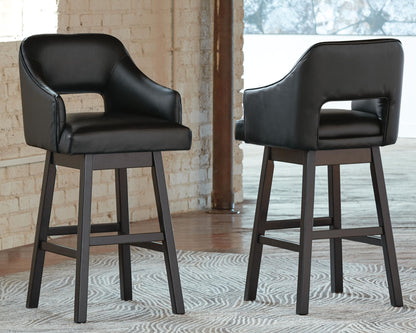 Tallenger - Upholstered Swivel Barstool (Set of 2)