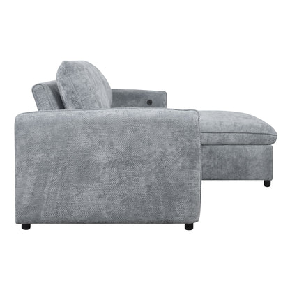 Finn - 2 Piece Sectional (LAF Sofa/Chaise) - Gray