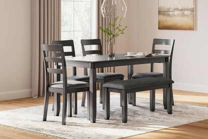 Bridson - RECT DRM Table Set (Set of 6) - Gray