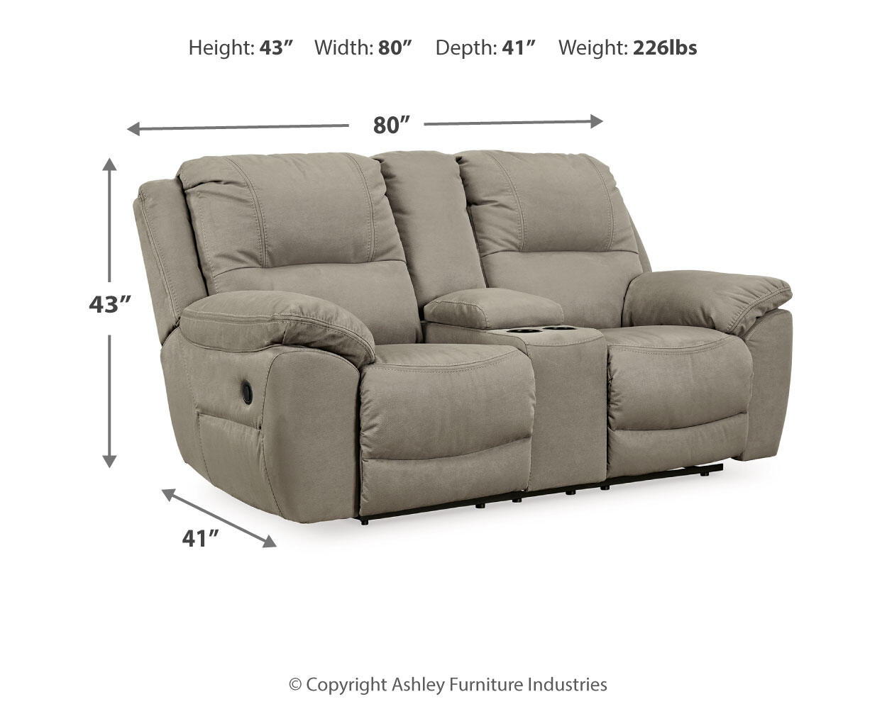 Next-Gen Gaucho - Double Reclining Loveseat