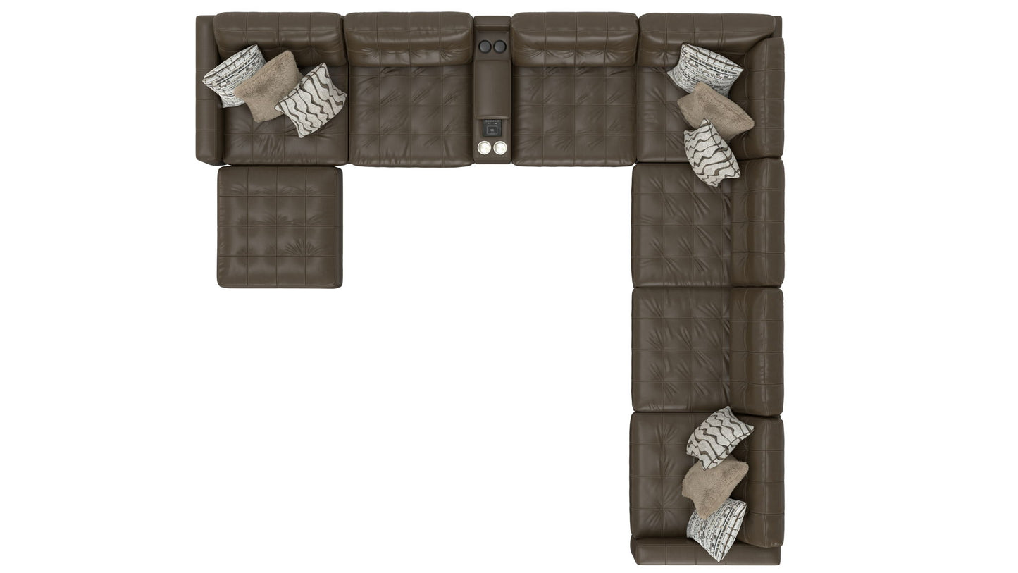 Siena - Modular Sectional And Cocktail Ottoman