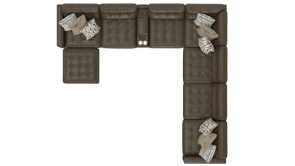 Siena - Modular Sectional And Cocktail Ottoman