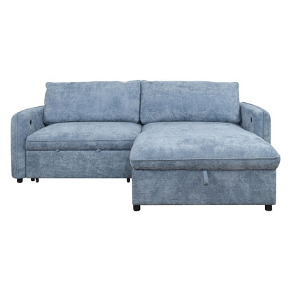 Finn - 2 Piece Sectional (LAF Sofa/Chaise) - Blue