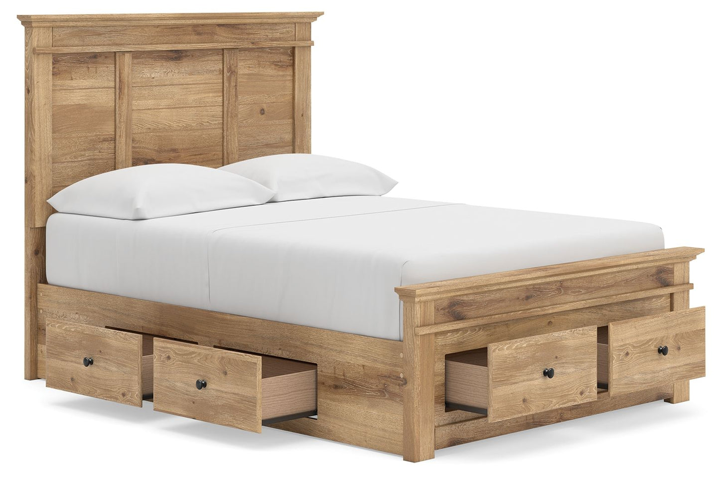 Makidern - Panel Storage Bed