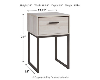 Socalle - One Drawer Night Stand