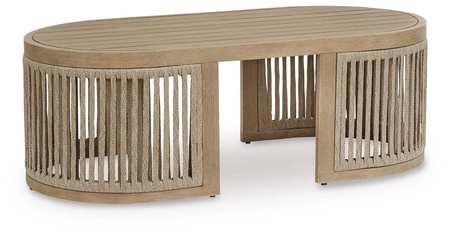 Serena Shores - Rectangular Cocktail Table - Beige