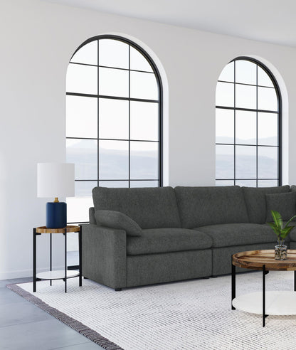 Collins Modular Power Armless Recliner Dark Grey