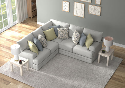 Stockbridge - Sectional With Comfort Coil Seating And 9 Accent Pillows Included