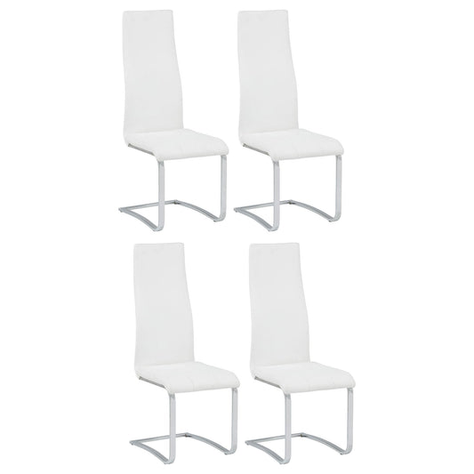 Montclair Upholstered Dining Side Chair White (Set of 4)