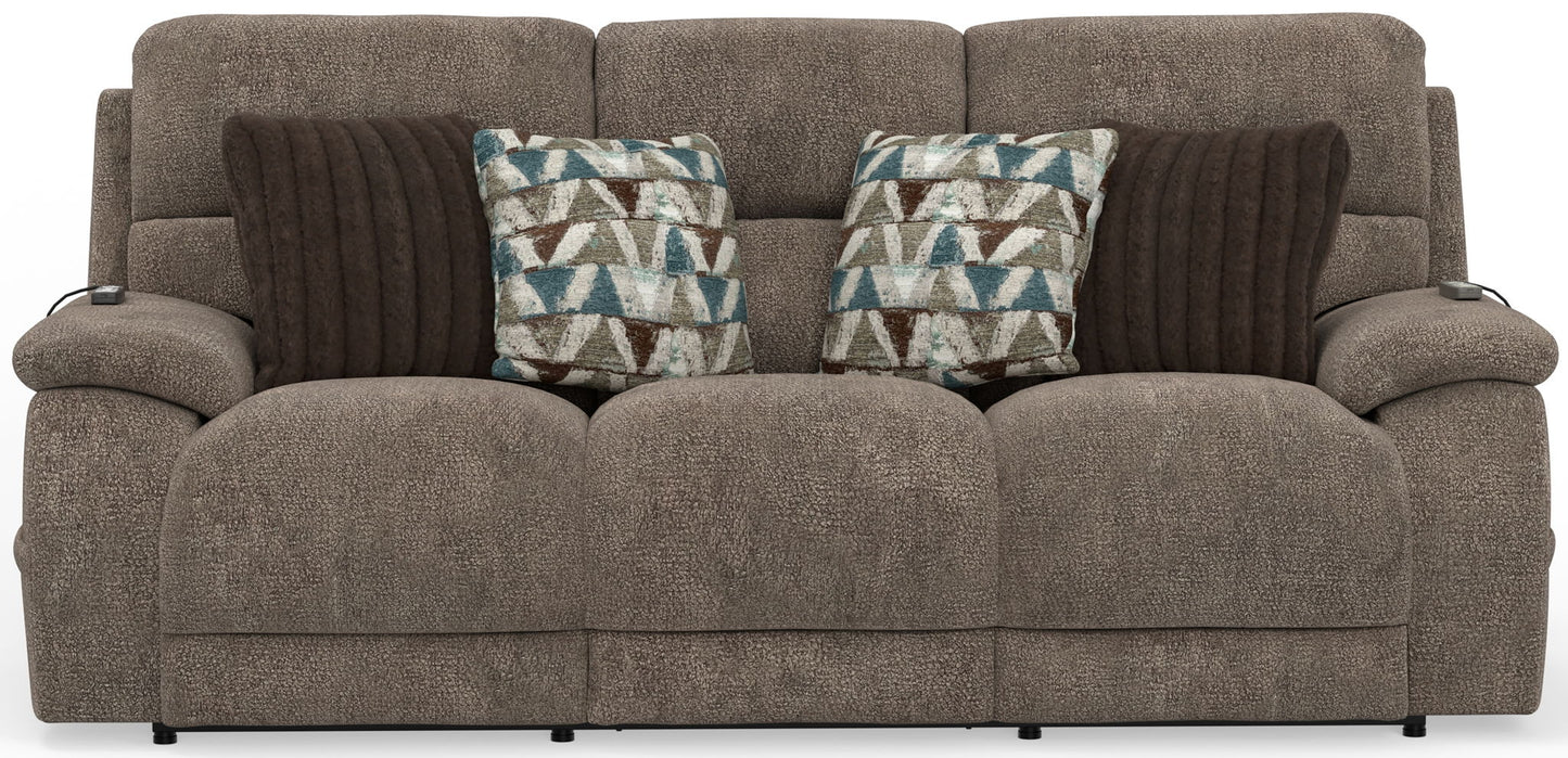 Joya - Power Headrest Power LayFlat Reclining Sofa With CR3 Heat/Massage/Lumbar/ZG