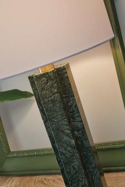 Keegan - Marble Table Lamp - Green