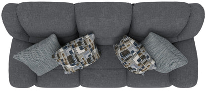 Trifecta - Sofa With 3 Recliners and Drop Down Table