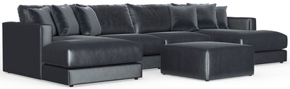 Remington - Modular Sofa And Cocktail Ottoman - Slate