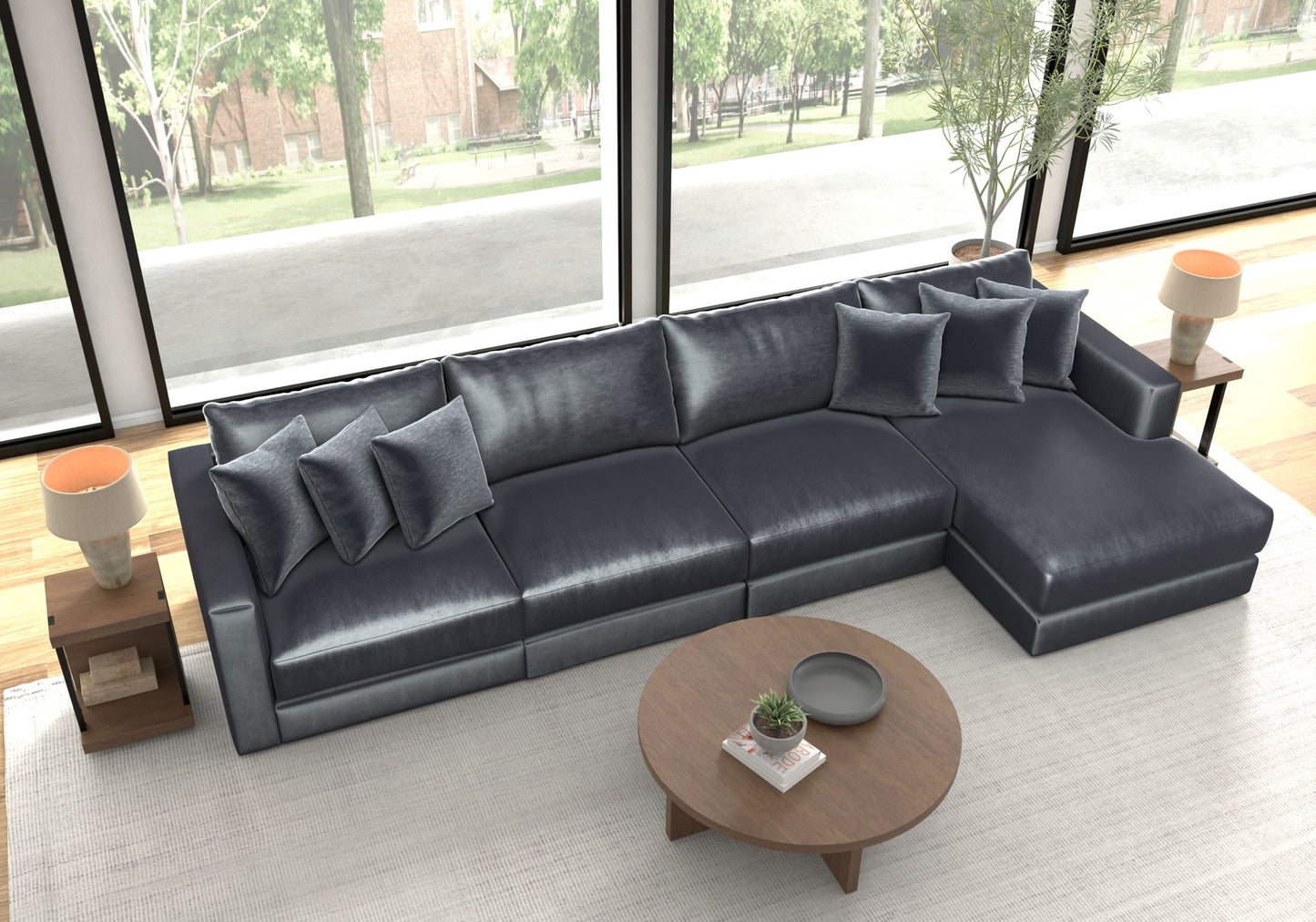 Remington - Modular Sofa - Slate