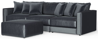 Remington - Modular Sofa And Cocktail Ottoman - Slate