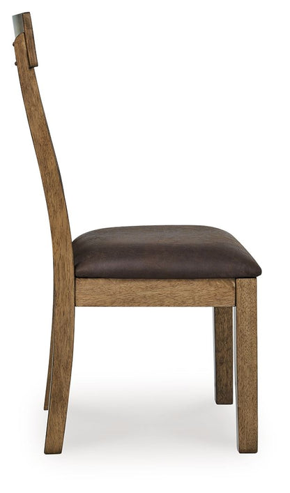 Urbinforte - Dining Upholstered Side Chair (Set of 2) - Light Brown