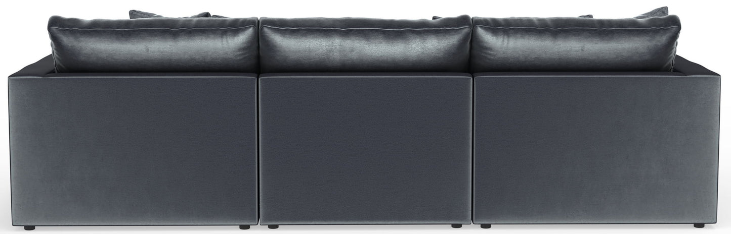 Remington - Modular Sofa And Cocktail Ottoman - Slate