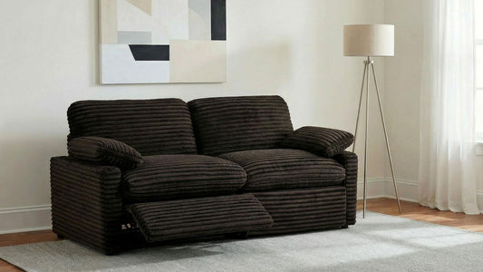 Collins Modular Power Loveseat Chocolate Brown