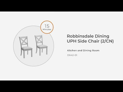Robbinsdale - Dining Upholstered Side Chair (Set of 2) - Antique White