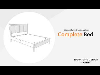 Kerisden - Panel Complete Bed Frame