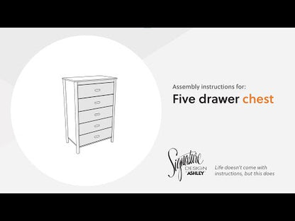 Cabinella - Five Drawer Chest - Tan