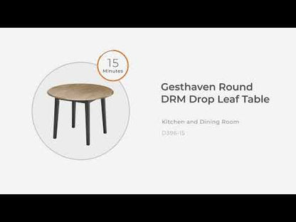 Gesthaven - Round Dining Room Drop Leaf Table