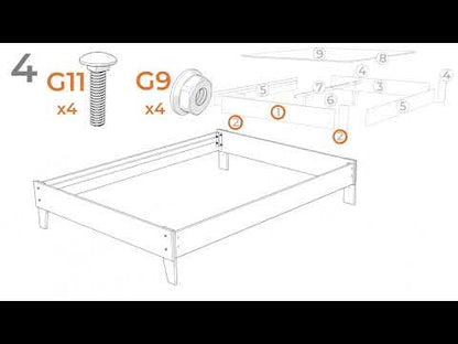 Finch - Panel Platform Bed